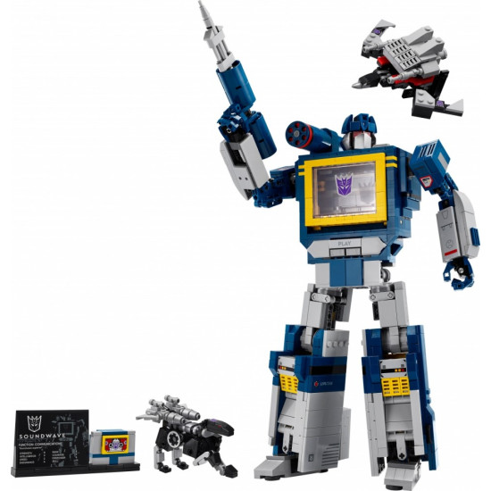 Klocki Icons 10358 Transformers: Soundwave 