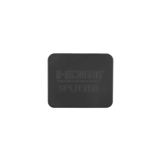 Splitter video HDMI- 2x HDMI 4K + port USB-C czarny 