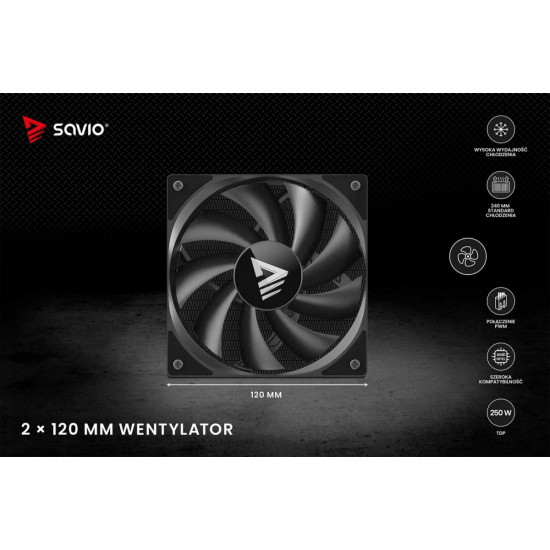 Chłodzenie wodne NOX 240 mm 