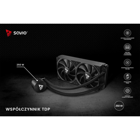 Chłodzenie wodne NOX 240 mm 