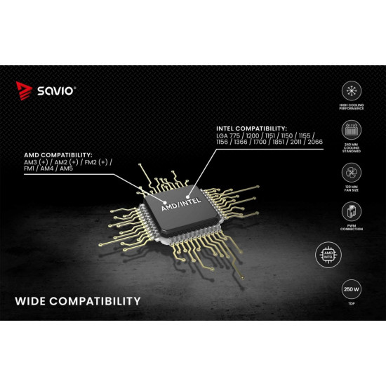 Chłodzenie wodne NOX 240 mm 