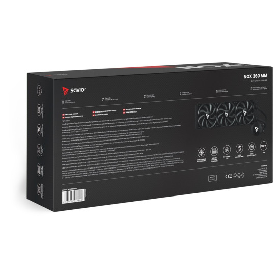 Chłodzenie wodne NOX 360 mm