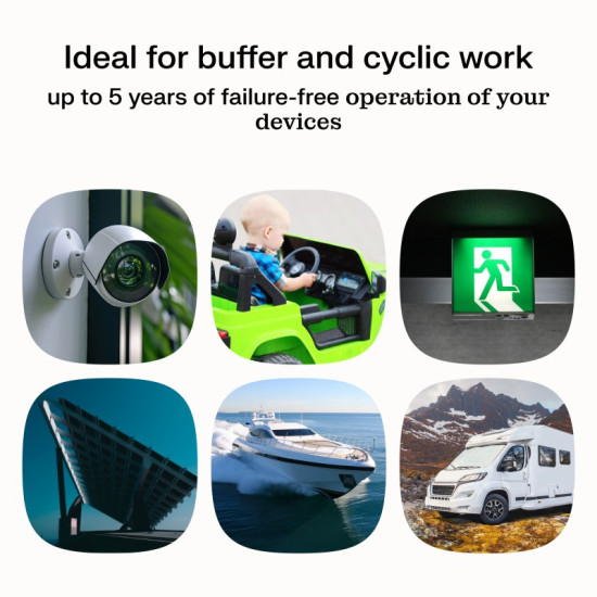 Akumulator AGM VRLA 12V 40Ah IP54