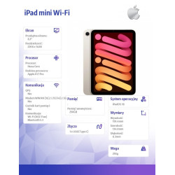iPad mini Wi-Fi 256GB Księżycowa poświata
