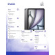 iPad Air 13 cali WiFi 256GB Szary