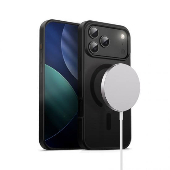 Etui Hybrid Frost MAG Cover iPhone 17 Pro Max MagSafe Czarne