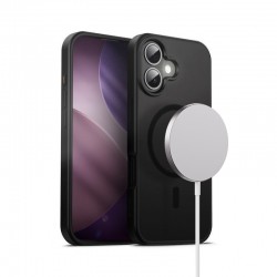 Etui Hybrid Frost MAG Cover iPhone 17 MagSafe Czarne
