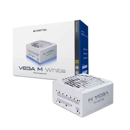 Zasilacz PPG-850-CW VEGA M 850W 80+ GOLD Biały