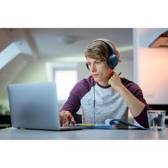 Słuchawki HA-S33UC niebieskie