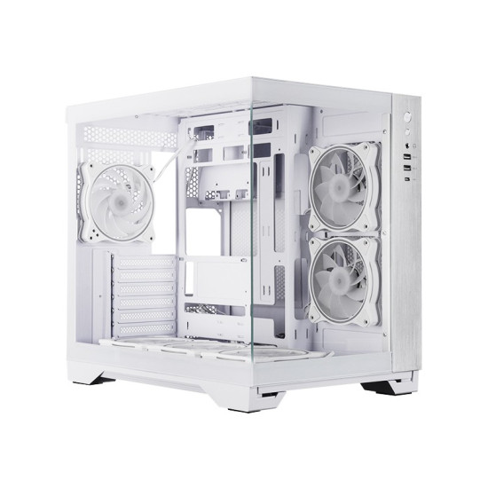 Obudowa VISIO GM-30W-T G-OP 6xwentylator ARGB biała