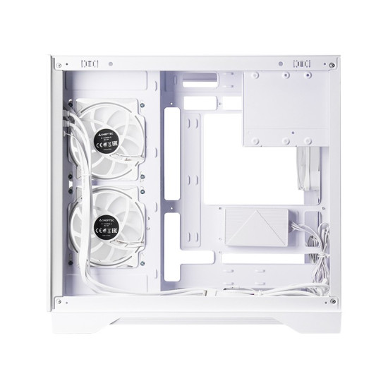 Obudowa VISIO GM-30W-T G-OP 6xwentylator ARGB biała