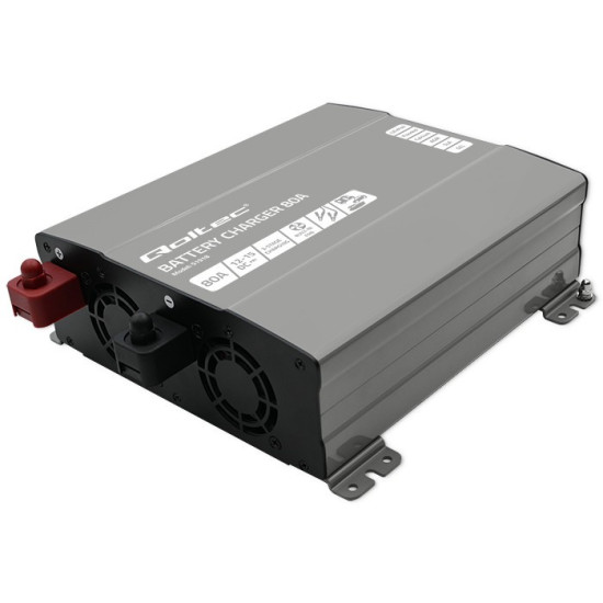 Inteligentna ładowarka do akumulatorów LiFePO4 AGM GEL SLA | 80A | 12V 