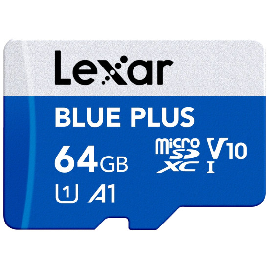 Karta pamiÄci microSD 64GB C10 A1 U3 V10 100MB/s Blue Plus