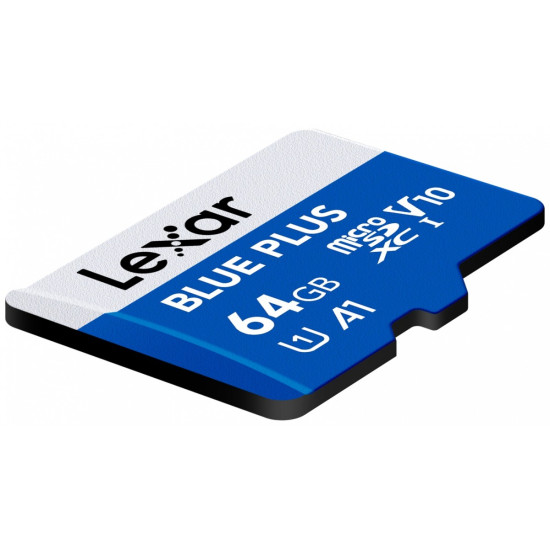 Karta pamiÄci microSD 64GB C10 A1 U3 V10 100MB/s Blue Plus