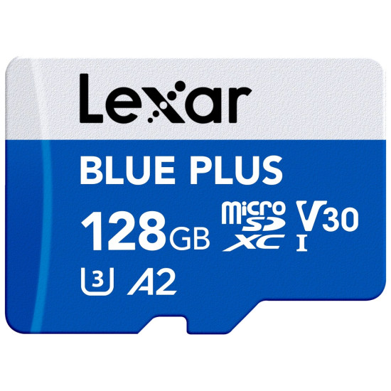 Karta pamiÄci microSD 128GB C10 A2 U3 V30 170MB/s Blue Plus