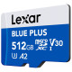 Karta pamiÄci microSD 512GB C10 A2 U3 V30 170MB/s Blue Plus