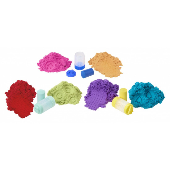 Piasek kinetyczny Wonder Factory Never Dry Sand Bag, Pomarańczowy, czerwony