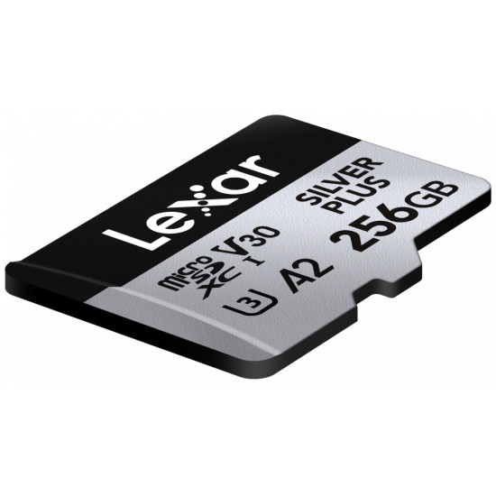 Karta pamiÄci microSD 256GB C10 A2 U3 V30 205/150MB/s Silver Plus