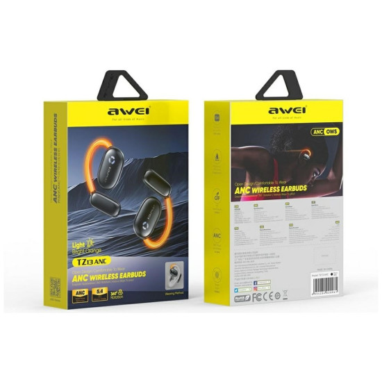 SĹuchawki bluetooth 5.4 TZ13 ANC Spinner czarne 