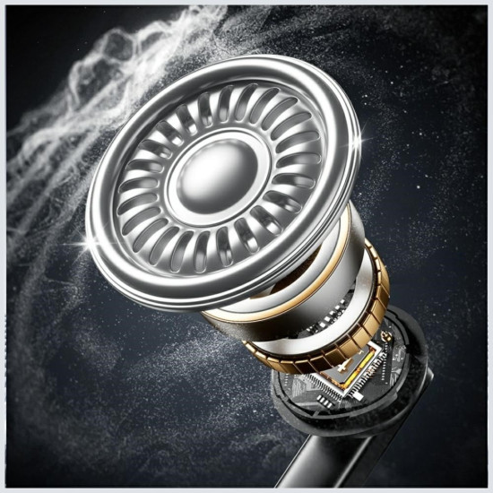 SĹuchawki bluetooth ENC TP100 5.4 TWS LCD czarne 