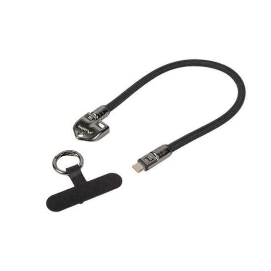 Kabel USB-C M/M SMYCZ/BRELOK 0.3M 240W czarny 