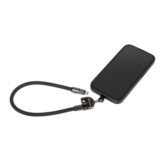 Kabel USB-C M/M SMYCZ/BRELOK 0.3M 240W czarny 