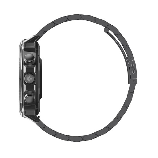 Smartwatch Garett Atom czarny stalowy 