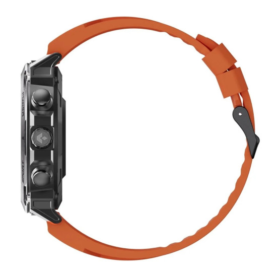 Smartwatch Garett Atom czarny stalowy 