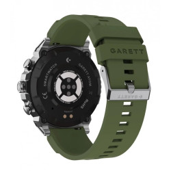 Smartwatch Atom srebrny stalowy
