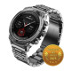 Smartwatch Atom srebrny stalowy