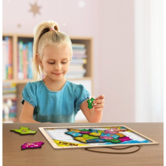 I'M A Genius Magnetyczna mapa Polski 