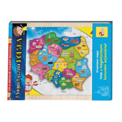I'M A Genius Magnetyczna mapa Polski 