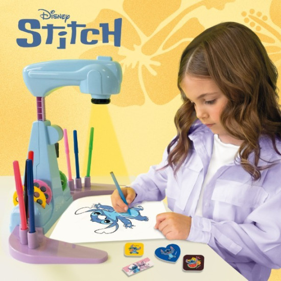Zestaw Stitch Szkoła rysowania z projektorem 