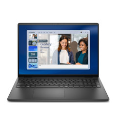 Laptop Dell 16 DC16255 W11P Ryzen 5 220|16GB|512GB|AMD Radeon|FgrPr|WLAN+BT|16.0 FHD+|Backlit Kb|3C|65W|3YPS Carbon Black (Plastic)