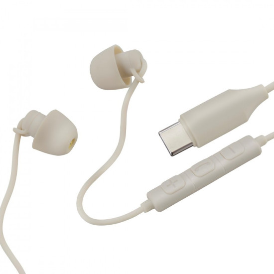 Słuchawki dokanałowe Calm usb-c piaskowe 