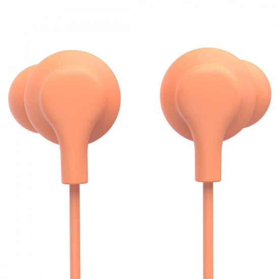 Słuchawki douszne Curly usb-c pomarańczowe 