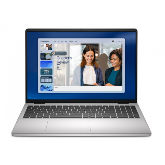 Laptop Dell 16 DC16256 W11P R7-350|32GB|1TB|AMD Radeon|FgrPr|WLAN+BT|16.0 FHD+|Backlit Kb|4C|65W|3YPS Platinum Silver (Metal)