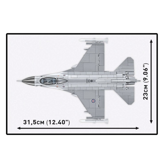 Klocki F-16AM Fighting Falcon 495 elementów