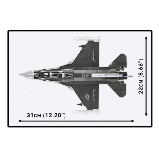 Klocki F-16D Fighting Falcon 436 elementow