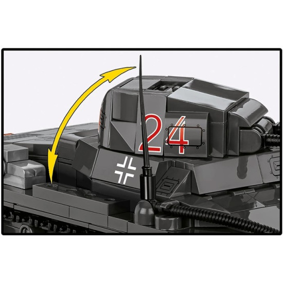 Klocki Panzer I Ausf.B 654 elementy