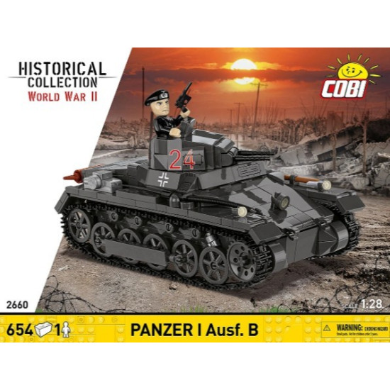 Klocki Panzer I Ausf.B 654 elementy