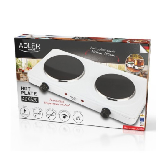 Kuchenka elektryczna dwupalnikowa    AD 6520 