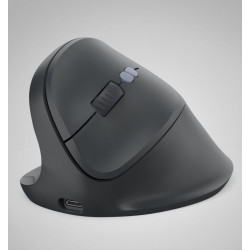 Mysz ergonomiczna EWM-600 czarna dla leworęcznych