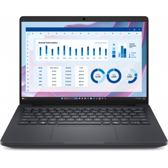 Stacja robocza Dell Pro Max 14 MC14255 W11P Ryzen 350|16GB|512GB SSD|FgrPr & SmtCd|FHD Cam & Mic|WLAN+BT|14.0 FHD+|Backlit Kb|4 Cell|100W|3YPS