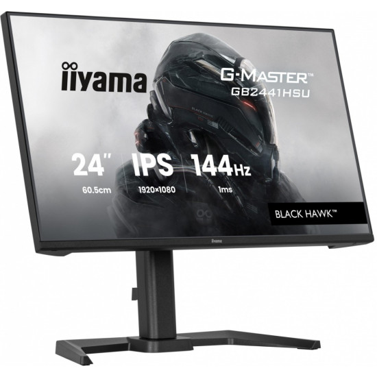 Monitor 23,8 cala GB2441HSU-B1 IPS,FHD,144Hz,1ms,2xUSB,350cd,HDMI,DP,HAS (150) PIVOT 