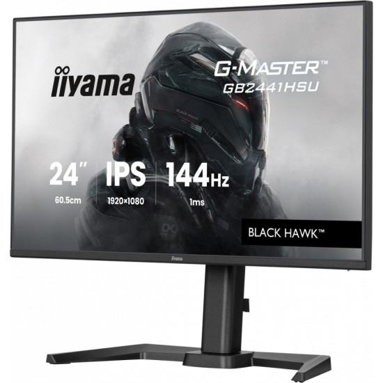 Monitor 23,8 cala GB2441HSU-B1 IPS,FHD,144Hz,1ms,2xUSB,350cd,HDMI,DP,HAS (150) PIVOT 
