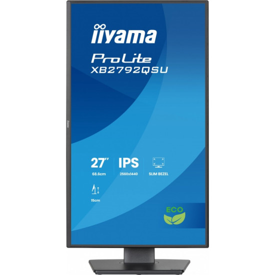 Monitor 27 cali XB2792QSU-B1   IPS,QHD, HAS (150) PIVOT,              120Hz,HDMI,DP, 350cd,1500:1, cienkie ramki, 2xUSB 3.2, ErP B 