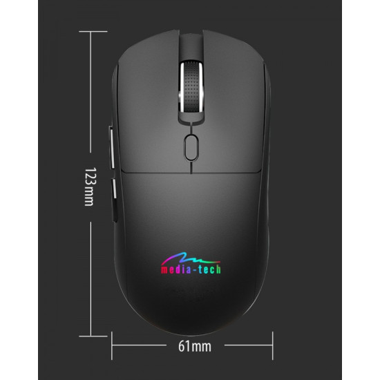 Bezprzewodowa mysz 2w1 (BT/RF)SILENT&RECHARGE 