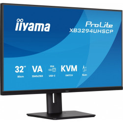 Monitor 31,5 cala XB3294UHSCP-B1.4K,VA,2xHDMI,DP,USB-C dock 95W, PIP,RJ45, 400cd, 2ms, 4xUSB, KVM,Sync,2x5W, HAS (150) PIVOT,