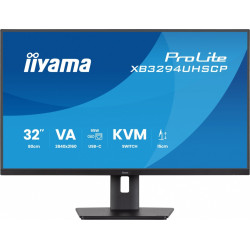 Monitor 31,5 cala XB3294UHSCP-B1.4K,VA,2xHDMI,DP,USB-C dock 95W, PIP,RJ45, 400cd, 2ms, 4xUSB, KVM,Sync,2x5W, HAS (150) PIVOT,